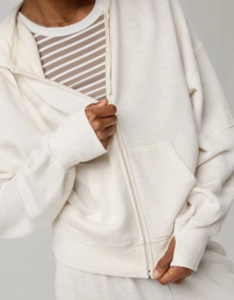 OFFLINE By Aerie Keep It 100 Terry Full Zip