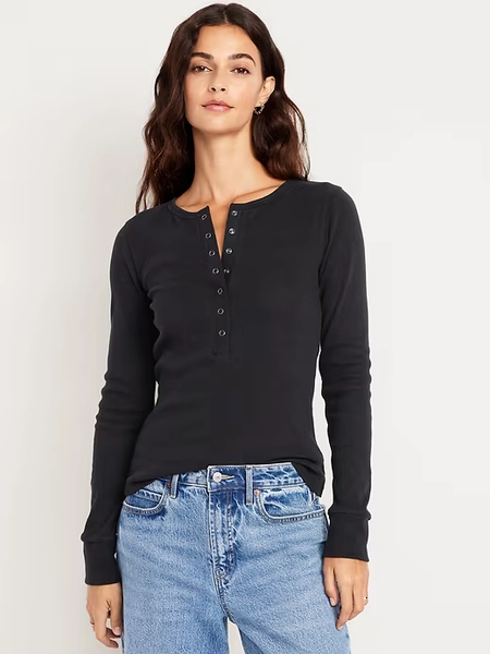 Cozy Snug Crew-Neck Henley
