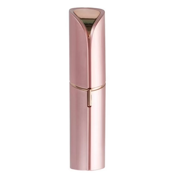 Flawless Facial Hair Remover for Women, Blush/Rose Gold Electric Face Razor for Women for Instant and Painless Hair Removal,Rose gold,A62