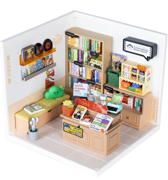 Fascinating Book Store D.I.Y. Mini Set Christmas Toy for 8 Year Olds - Fat Brain Toys