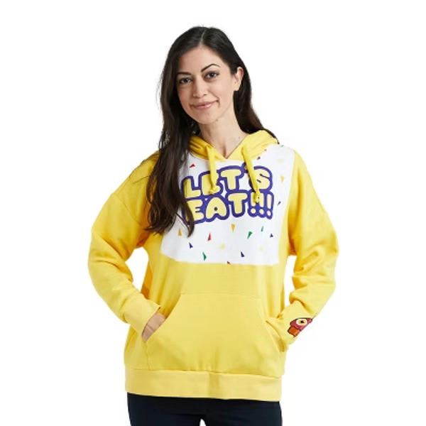 Five Nights At Freddy's Chica Women's Yellow Long Sleeve Cosplay Hoodie-Medium