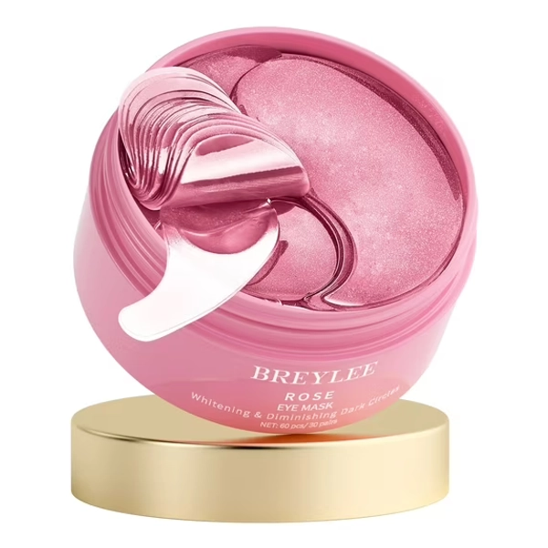Rose Eye Mask Eye Patches 60 Pcs Puffy Eyes Dark Circles Reduce Wrinkles and Fine Lines Undereye