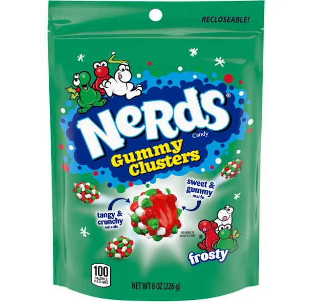 Nerds Holiday Frosty Gummy Clusters