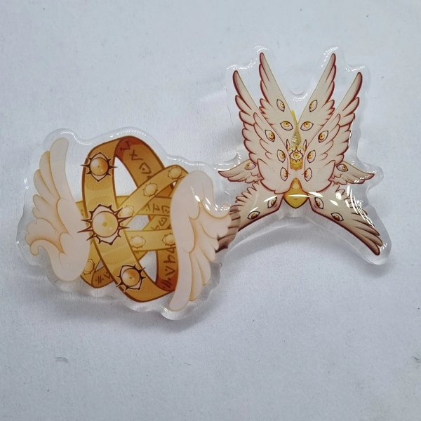 Biblical Angel Acrylic Pins