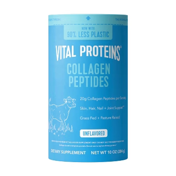 Vital Proteins Collagen Peptides Unflavored Powder - 10oz: Dietary Supplements, 20,000mg Collagen Per Serving