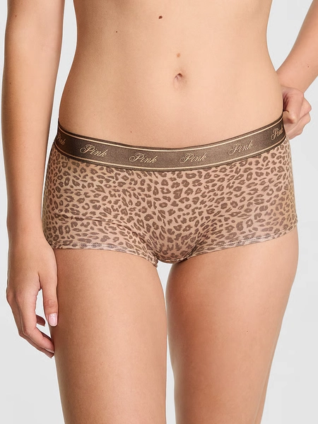 Logo Cotton Boyshort Panty