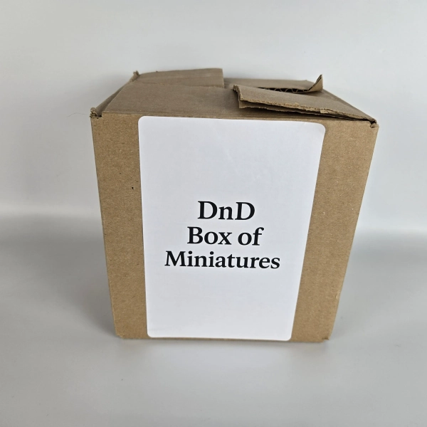 DnD Box of Miniatures | 28mm–32mm Scale Resin Models Varying Sizes for D&D Tabletop RPGs and Wargames