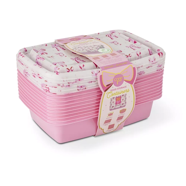 Core Kitchen 20-pc. Rectangle Food Storage Container Set