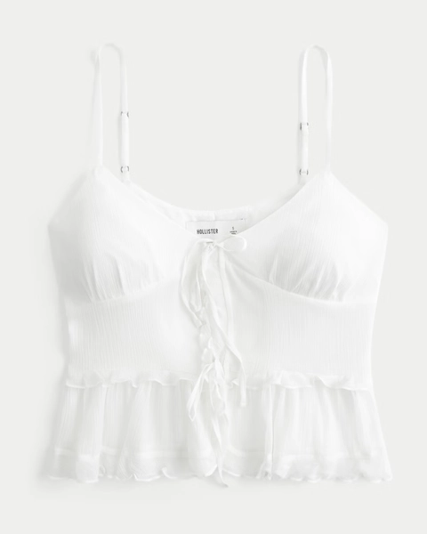 Chiffon Ruffle Cami