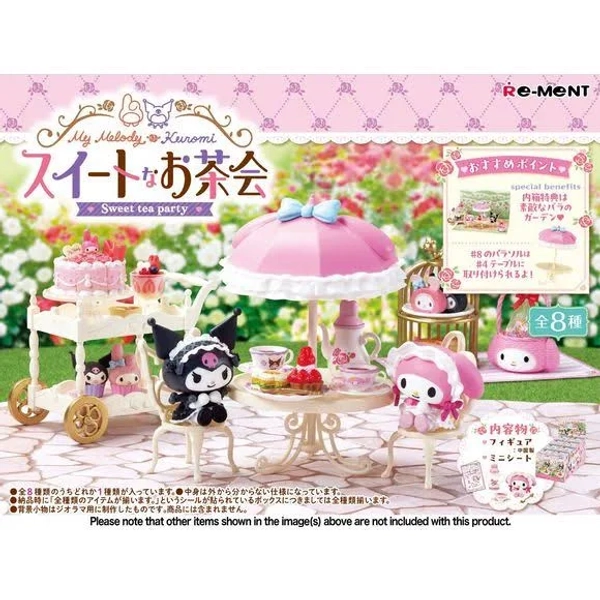 Re-Ment My Melody & Kuromi Sweet Tea Party Blind Box