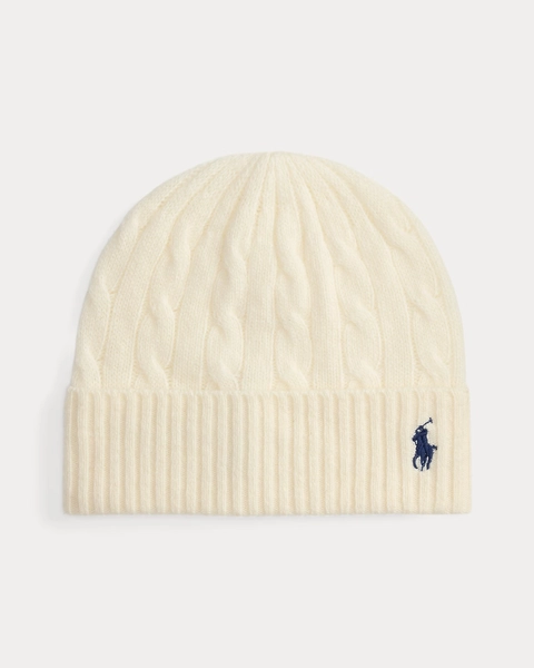 Cable-Knit Wool-Cashmere Beanie
