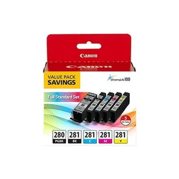 Canon PGI-280/281 Ink Tanks 5 Pack