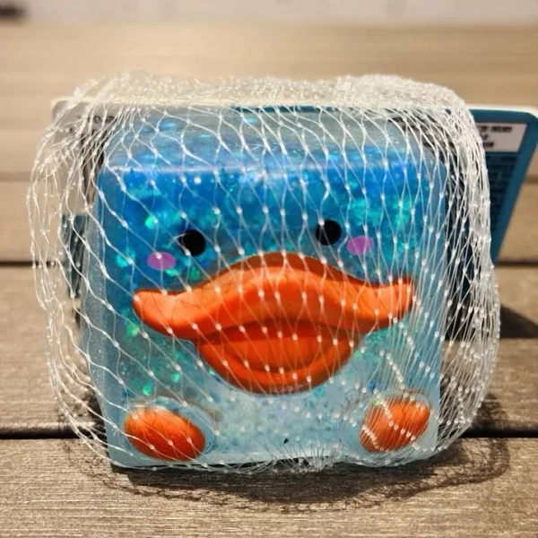 Viral Sugar Swap Duck Cube *BLUE* Squeeze Squishy Tactile Toy Children 5+