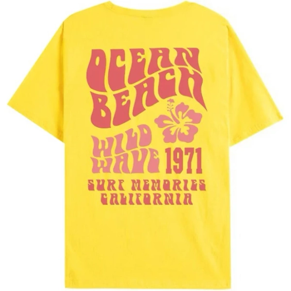 Coconut Girl Preppy Hibiscus Graphic Tee