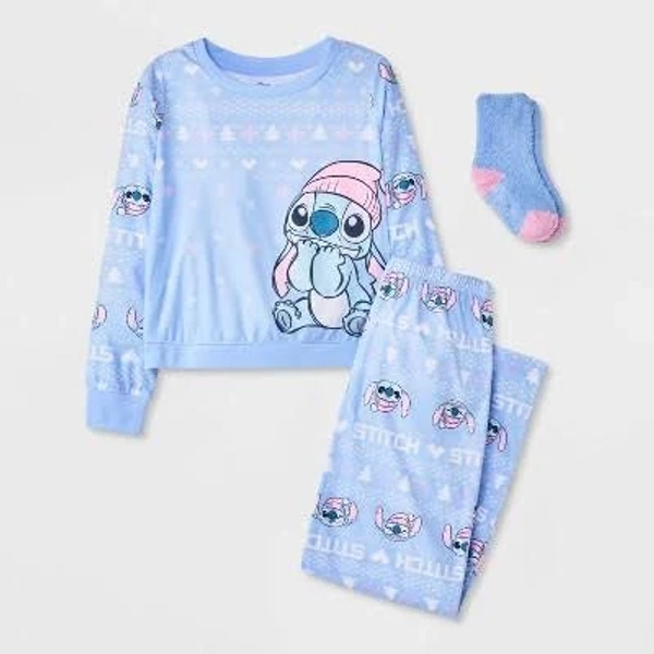 Lilo & Stitch Holiday Cozy Pajama Set