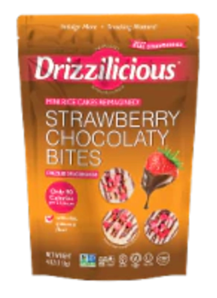 Drizzilicious® Strawberry Chocolaty Bites, 4 oz