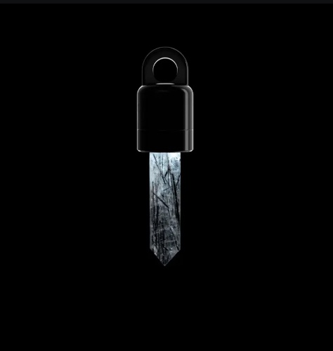 Spire Pendant – Light-Up Crystal Necklace | Reserved for Humans