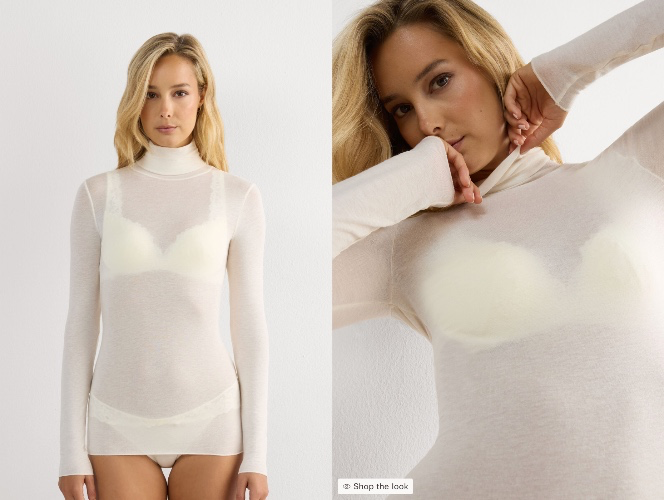 Modal Cashmere Ultralight High-Neck Top