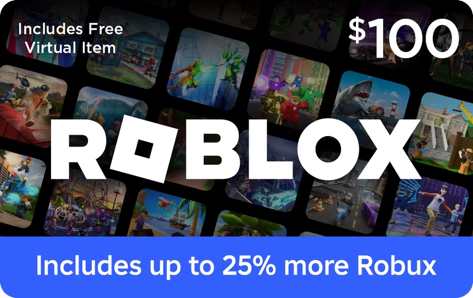 Roblox $100 eGift Card [Digital] + Exclusive Virtual Item