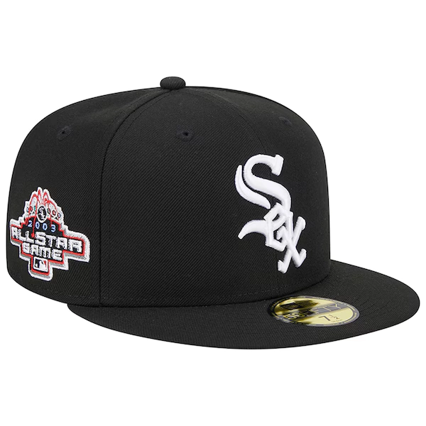Chicago White Sox New Era  2003 All Star Game Team Color 59FIFTY Fitted Hat - Black