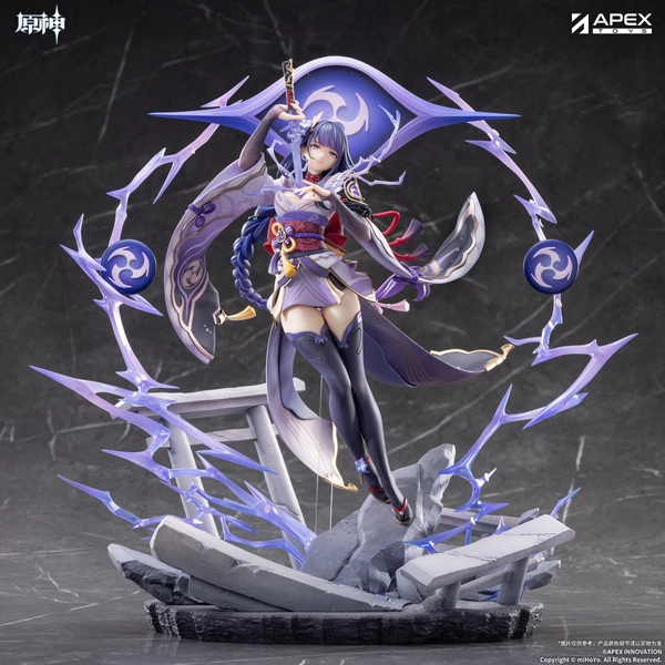 Genshin Impact Raiden Shogun: Plane of Euthymia Ver. 1/7 Scale Figure w/ Metal Bookmarker
