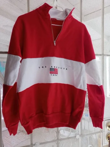 Brandy Melville Los Angeles Zip Sweatshirt