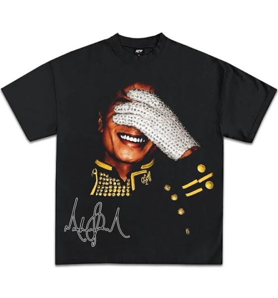 Icy Michael Jackson Glove Graphic T-Shirt