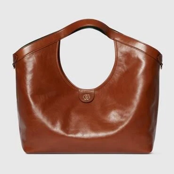 Gucci Giglio Leather Tote Bag