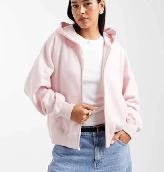 pink hollister zipper