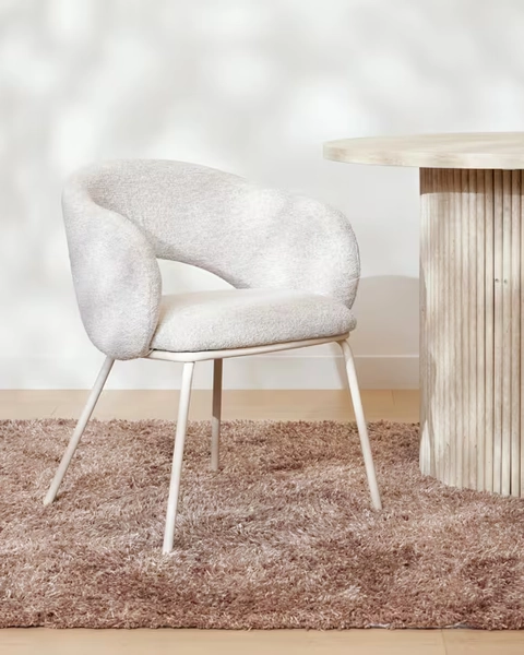 Archie Dining Chair - Grey - Grey - One Size