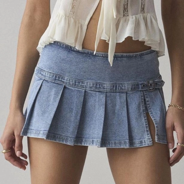 BDG urban outfitters Size medium blue denim mini... | Depop