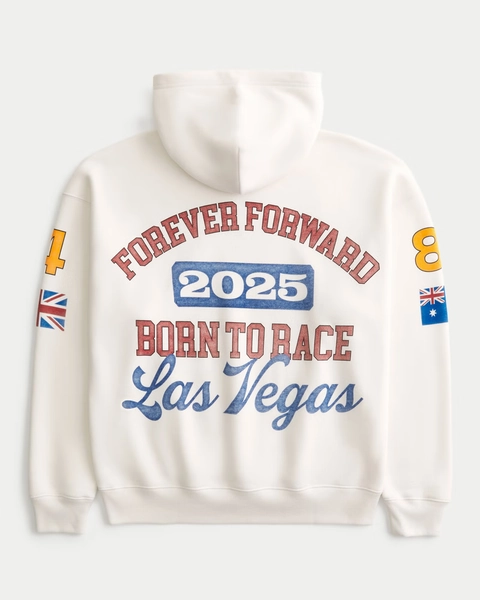Boxy McLaren Graphic Hoodie