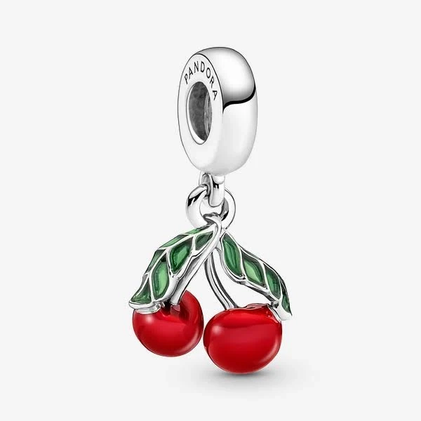 Pandora Cherry Fruit Dangle Charm