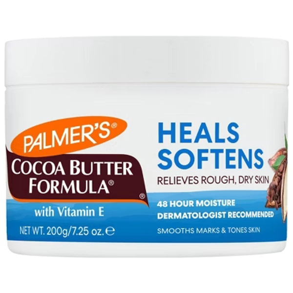 Palmer's Cocoa Butter Formula Daily Skin Therapy Solid Jar - 7.25oz: Paraben-Free Smoothing Body Butter for Sensitive, Dry Skin