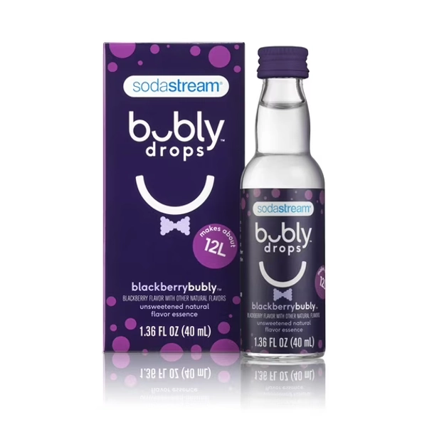 SodaStream Bubly Drops, Blackberry, 1.36 fl oz.