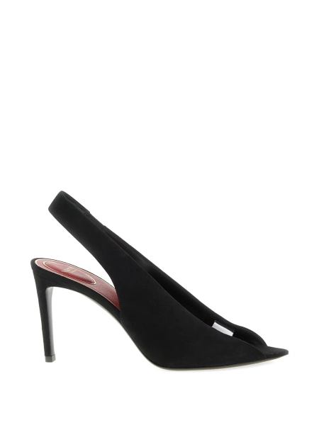 Valentino Garavani escarpins Révélé à logo à bout ouvert  | 36