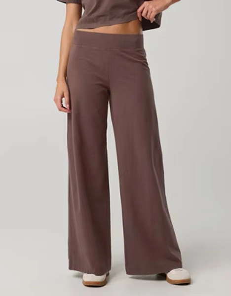 OFFLINE By Aerie OG Cotton Super Wide Leg Pant