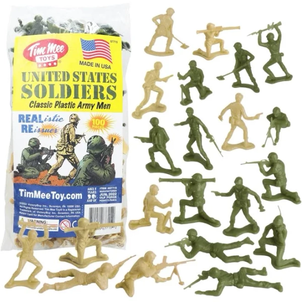 TimMee Plastic Army Men Figures
