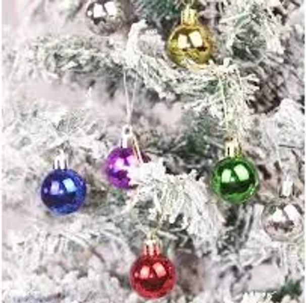 Aoibox 144pcs Multicolor Shatterproof Christmas Ball Ornaments