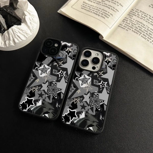 Étui pour iPhone étoile style Y2k 16 15 14 13 12 Pro Max Xr Mini SE étui bohème iPhone 7 8 Plus étui esthétique étui pour iPhone