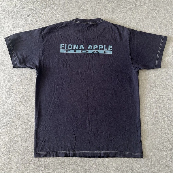 Fiona Apple Tidal Vintage T-Shirt Large Blue 1990s Rare HTF