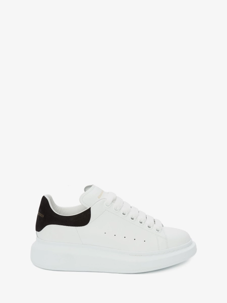 Women's Oversized Sneaker in White/Black | McQueen US