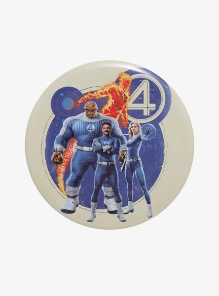 Marvel The Fantastic Four: First Steps Group 3 Inch Button