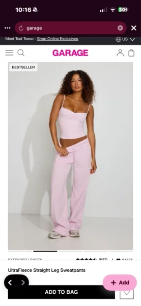 UltraFleece Straight Leg Sweatpants