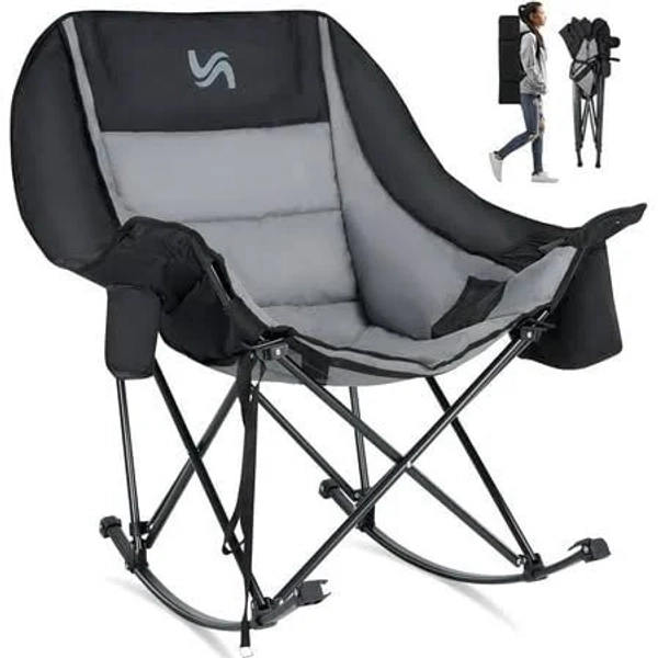Slsy Oversized Rocking Camping Chair