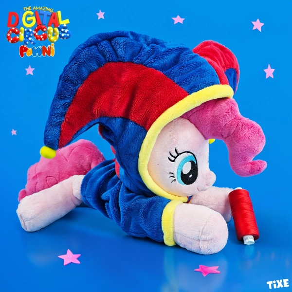 The Amazing Digital Circus - Pinkie Pie in Pomni Hat Hoodie