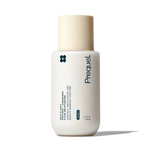 Prequel Half & Half Peptides + Ceramides Fluid Moisturizer - 5.7 fl oz: For Face, Normal to Dry Skin