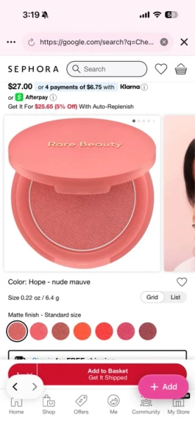 Soft Pinch Matte Bouncy Blush - Hope