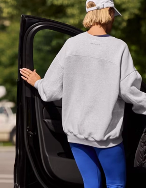 OFFLINE By Aerie Cloud Fleece Oversized Crewneck Sweatshirt