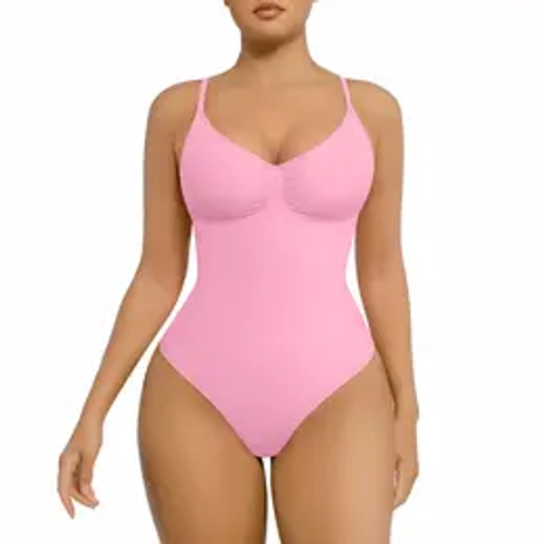 FeelinGirl Seamless Covered Bust Jumpsuit Thong Bodysuit Fit Comfort Slimming  Womenswear 1 Breathable Hip Tops Soft  Deals For You Days  Springtok SpringStatements
